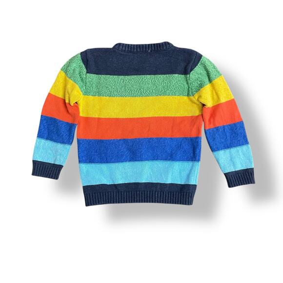 NEXT Kids Rainbow Animal Knit Sweater Jumper 3–4 Years Shark Fox Giraffe - Picture 6 of 9